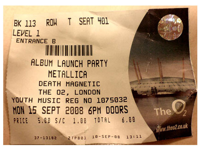 Live review: Metallica at the O2 Arena, 15/09/08